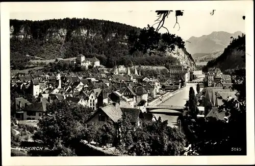 Ak Feldkirch Vorarlberg, Teilansicht