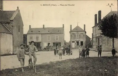 Ak Bengy sur Craon Cher, Place du Marché