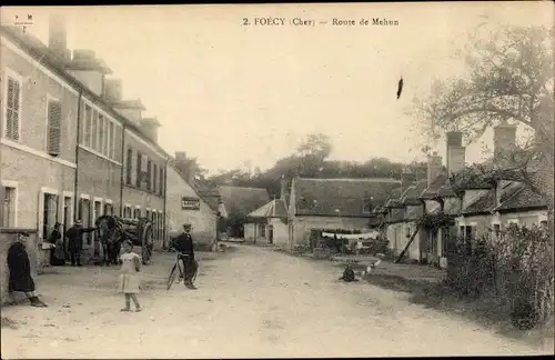 Ak Foëcy Cher, Route de Mehun