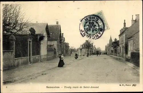 Ak Sancoins Cher, Tivoly route de Saint-Amand