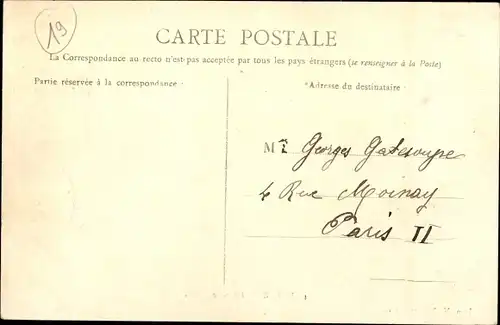 Ak Brive la Gaillarde Corrèze, Route de Paris