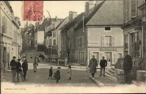 Ak Montbard Cote d'Or, Rue de la Cote d'Or