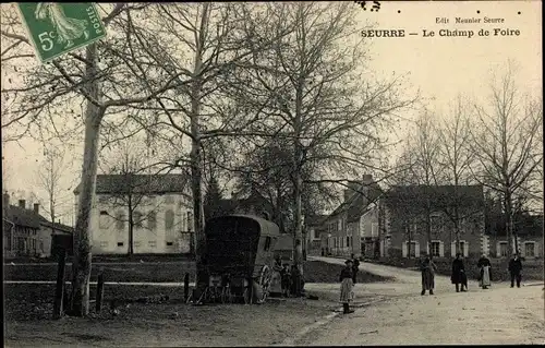 Ak Seurre Cote d'Or, Le Champ de Foire