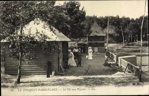 Ak Le Touquet Paris Plage Pas de Calais, Le Tir aux Pigeons