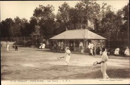 Ak Le Touquet Paris Plage Pas de Calais, Les Tennis