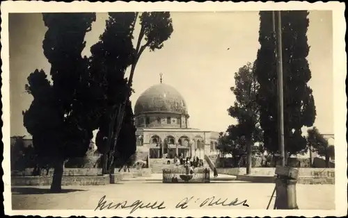 Foto Ak Jerusalem Israel, Mosquée d'Omar
