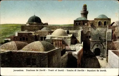 Ak Jerusalem Israel, Tombeau de David