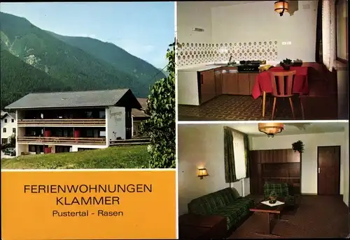 Ak Oberrasen Rasen Antholz Rasun Anterselva Südtirol, Ferienwohnungen Klammer