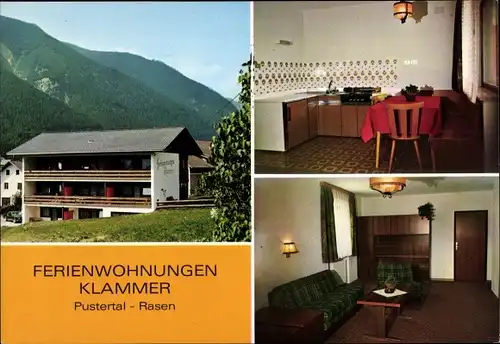 Ak Oberrasen Rasen Antholz Rasun Anterselva Südtirol, Ferienwohnungen Klammer