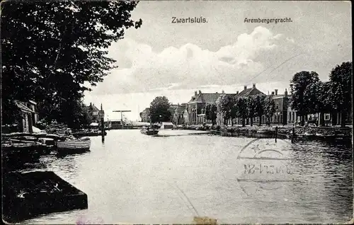 Ak Zwartsluis Overijssel Niederlande, Arembergergracht