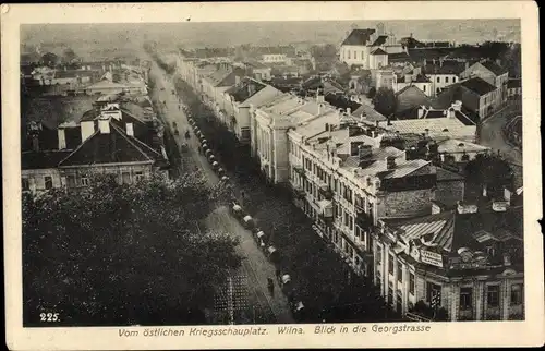 Ak Vilnius Wilna Litauen, Georgstraße