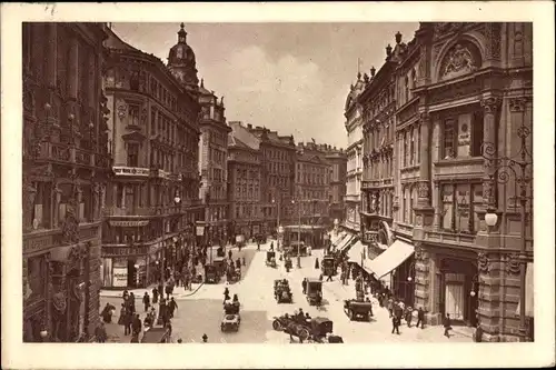 Ak Wien 1 Innere Stadt, Graben, Straßenpartie