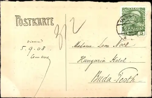 Künstler Ak Wien 1 Innere Stadt, Rathaus