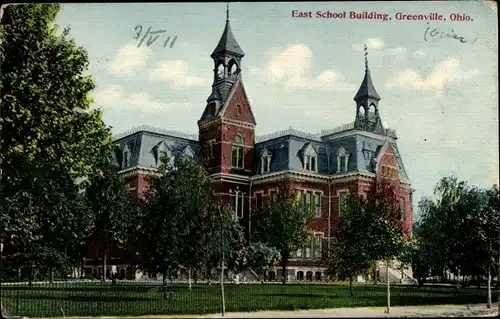 Ak Greenville Ohio USA, East School Building