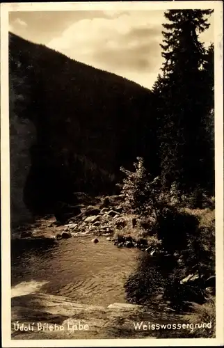 Ak Spindleruv Mlýn Spindlermühle Riesengebirge Region Königgrätz, Weißwassergrund, Bílé Labe