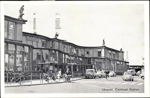 Ak Utrecht Niederlande, Central Station