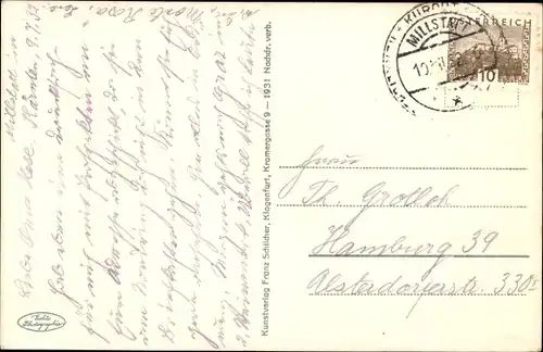 Ak Millstatt am See Kärnten, Strandbild