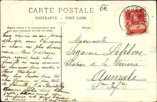 Ak Rossinière Kanton Waadt, Rossinière et Dent de Corjon