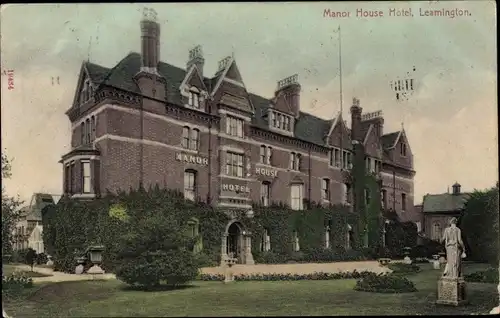Ak Leamington Spa East Midlands England, Manor House Hotel