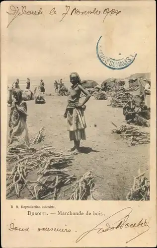 Ak Djibouti Dschibuti, Marchande de bois