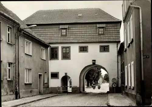 Ak Belgern Schildau in Nordsachsen, Oschatzer Tor