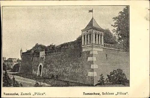 Ak Tomaszów Tomaschow Polen, Schloss Pilica