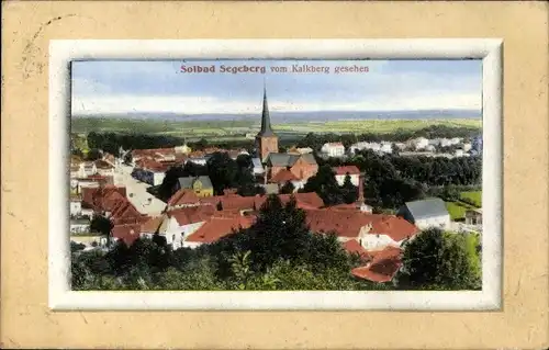 Ak Bad Segeberg in Schleswig Holstein, Blick auf den Ort vom Kalkberg aus