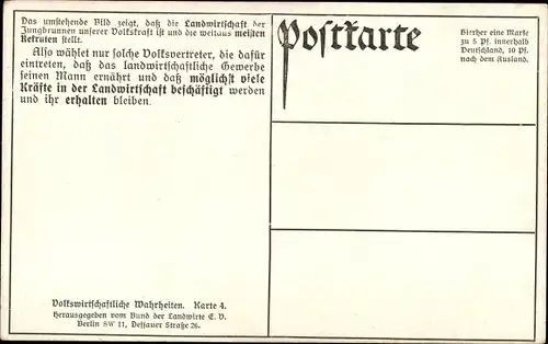 Ak Verhältnis der zum Militär tauglichen Rekruten in der Großstadt und auf dem Lande, Berlin