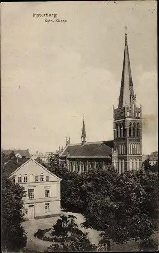 Ak Tschernjachowsk Insterburg Ostpreußen, Katholische Kirche