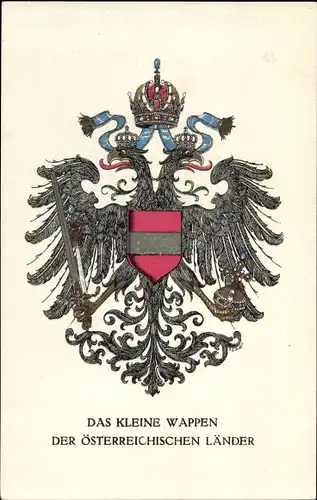 Wappen Ak Das kleine Wappen der österreichischen Länder