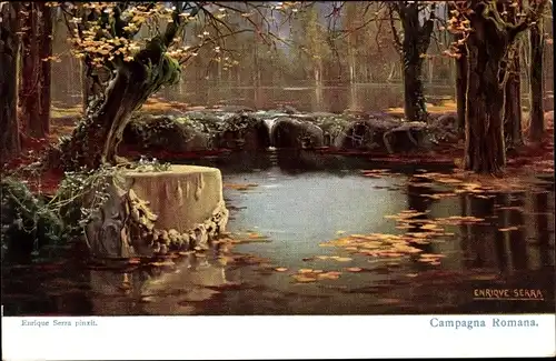 Künstler Ak Serra, Enrique, Campagna Romana