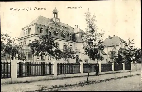 Ak Hintergersdorf Tharandt Sachsen, Genesungsheim, Außenansicht