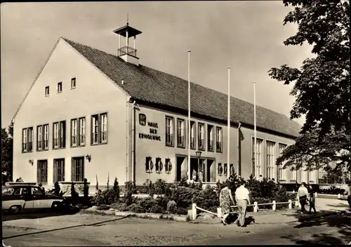 Ak Ostseebad Ahlbeck Heringsdord auf Usedom, Haus der Erholung, FDGB Erholungsheim