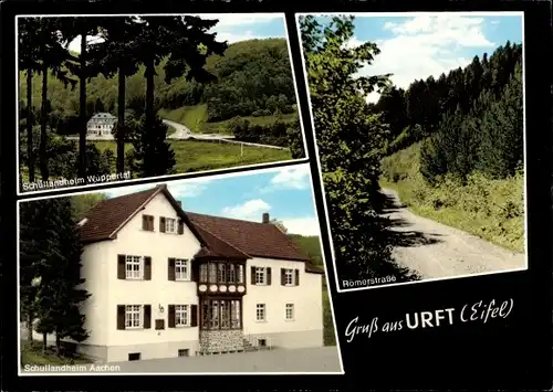 Ak Urft Kall in der Eifel, Hotel Pension Urfter Hof, Außenansicht, Römerstraße, Schullandheim