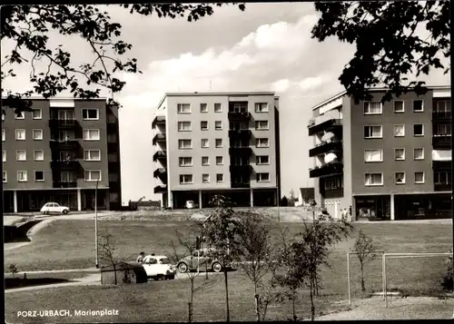 Ak Urbach Porz Köln am Rhein, Marienplatz, Wohnsiedlung
