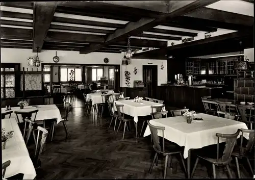 Ak Simonswald Schwarzwald, Gasthaus zum Hirschen, Speisesaal