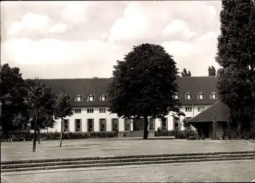 Ak Oberkassel Düsseldorf am Rhein, Jugendherberge, Außenansicht