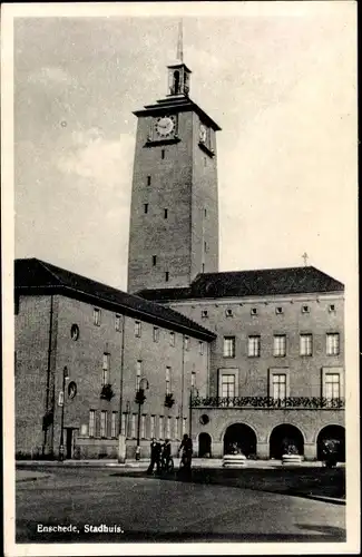 Ak Enschede Overijssel Niederlande, Stadhuis