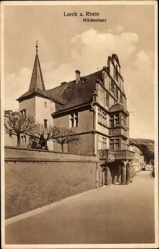 Ak Lorch im Rheingau Hessen, Hilchenhaus, Außenansicht