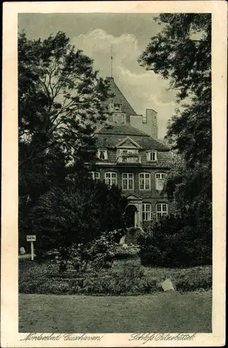 Ak Ritzebüttel Nordseebad Cuxhaven, Schloß Ritzebüttel, Außenansicht