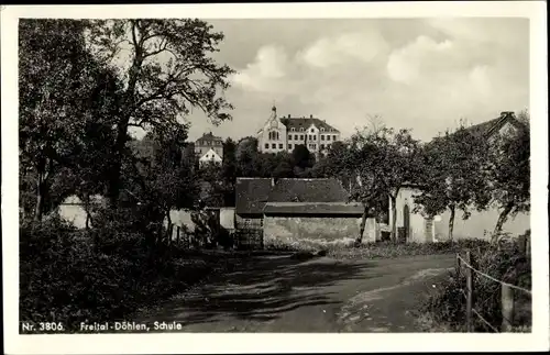 Ak Döhlen Freital in Sachsen, Schule