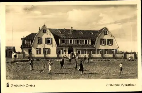 Ak Nordseebad Sankt Peter Ording, Pinneberger Kreiskinderheim Heimattreue