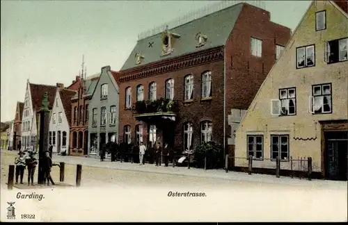 Ak Garding in Nordfriesland, Partie in der Osterstraße