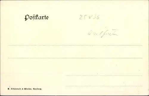 Ak Garding in Nordfriesland, Partie in der Osterstraße