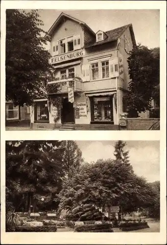 Ak Schlangenbad im Taunus Hessen, Gasthaus Felsenburg