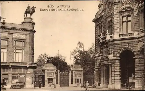 Ak Anvers Antwerpen Flandern, Jardin Zoologique