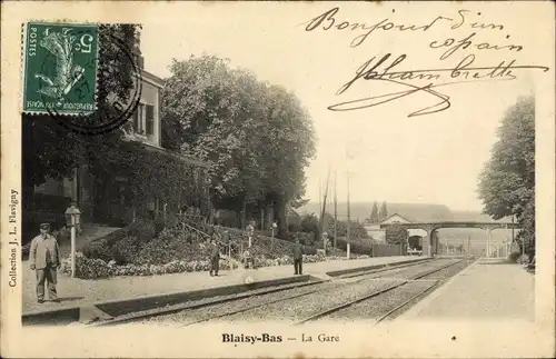 Ak Blaisy Bas Côte-d’Or, La Gare