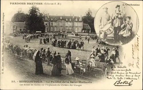 Ak Moncontour Cotes d'Armor, Le Pardon de la Saint Mathurin, Les danses au biniou