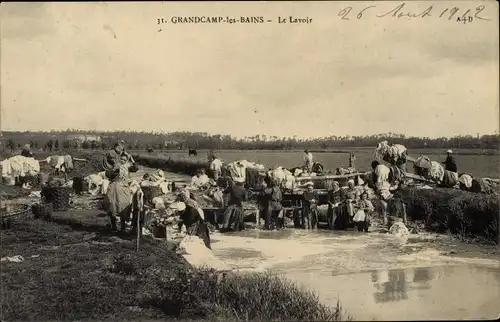 Ak Grandcamp les Bains Calvados, Le Lavoir