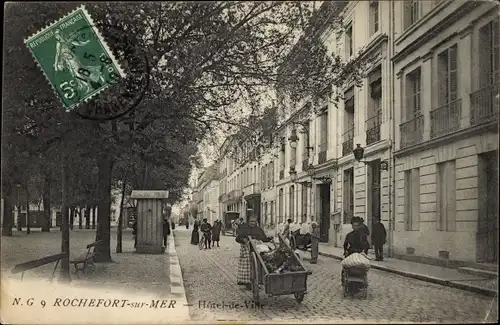 Ak Rochefort sur Mer Charente Maritime, Hôtel de Ville